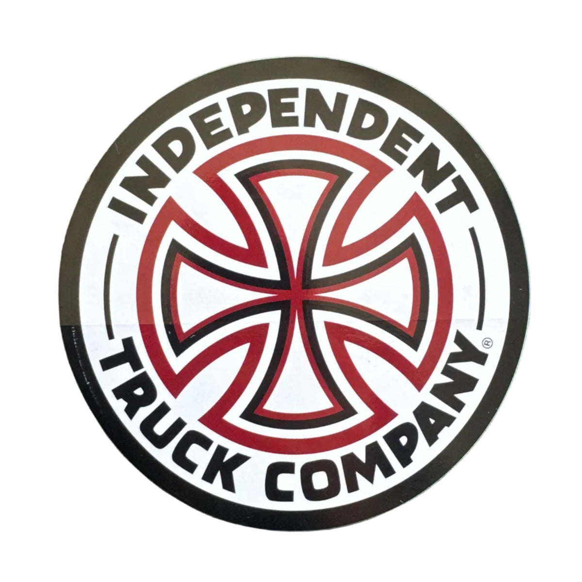 Independent Truck Co Black/White/Red 7" Sticker