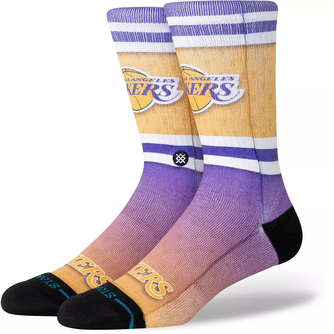 Stance Los Angeles Lakers Grade Crew Purple Socks