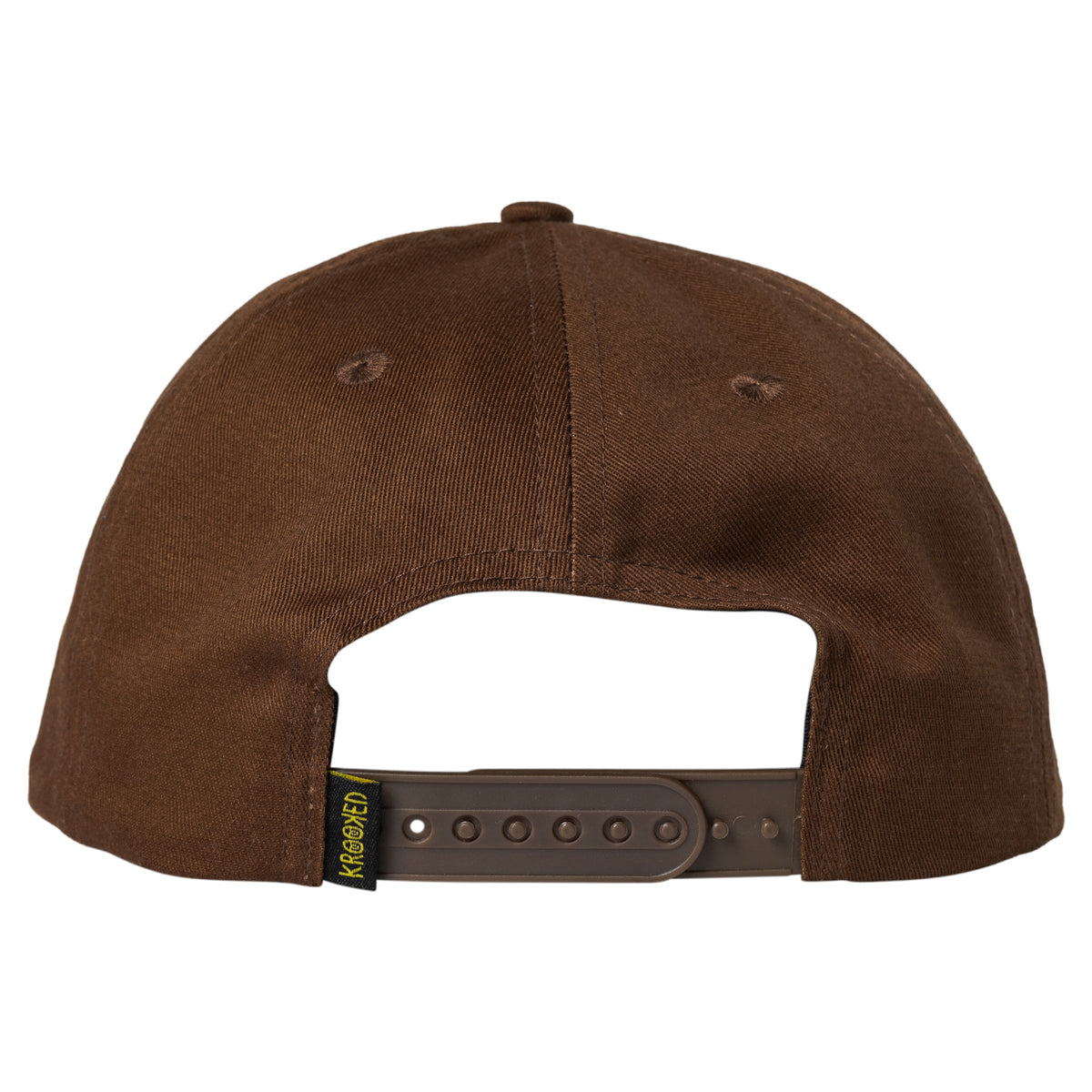 Krooked Sweatpants Redux Brown Snapback Hat