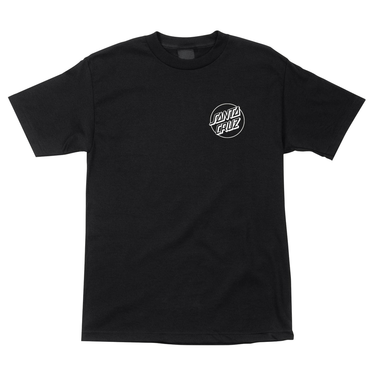 Santa Cruz Opus Dot S/S Heavyweight T-Shirt Black w/White