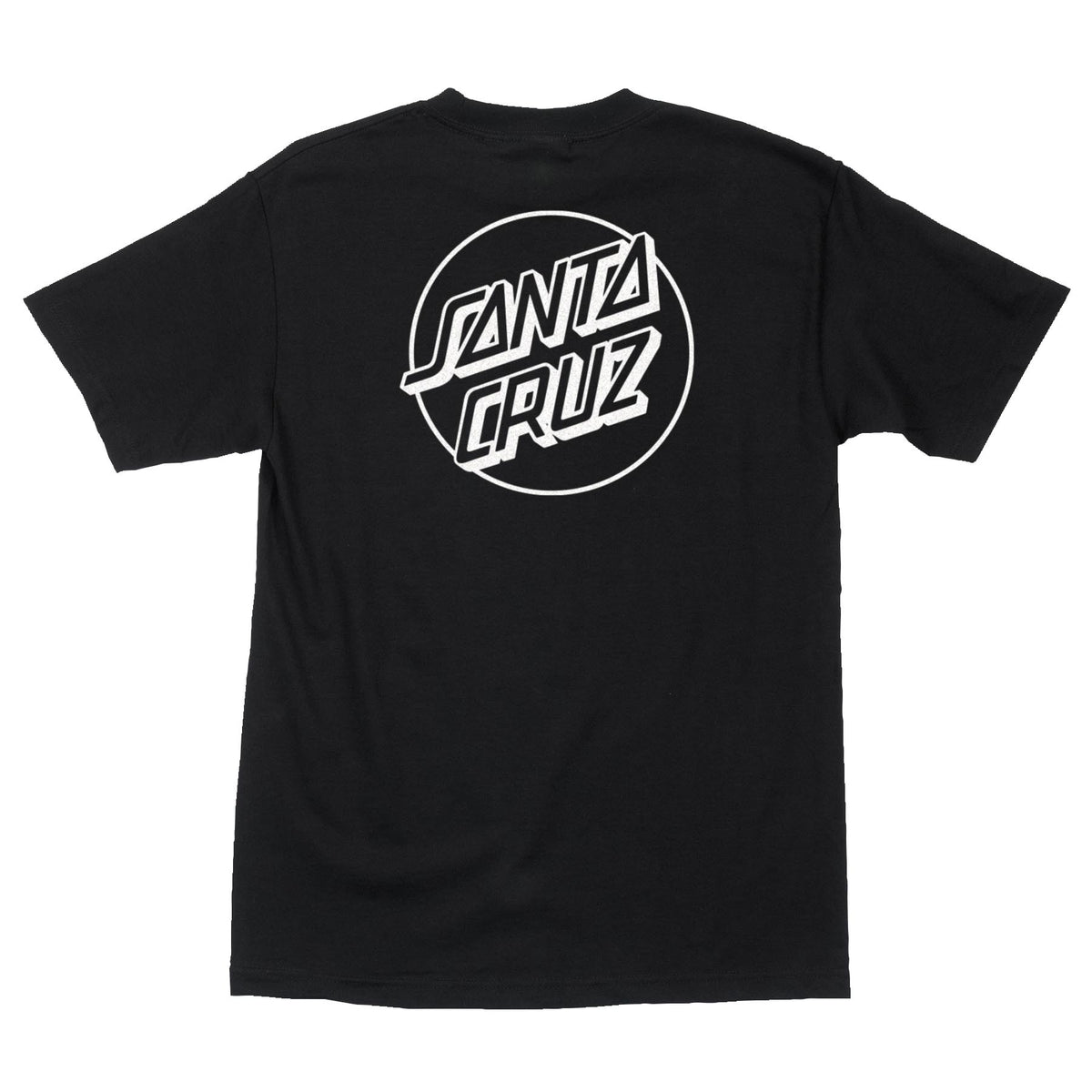 Santa Cruz Opus Dot S/S Heavyweight T-Shirt Black w/White