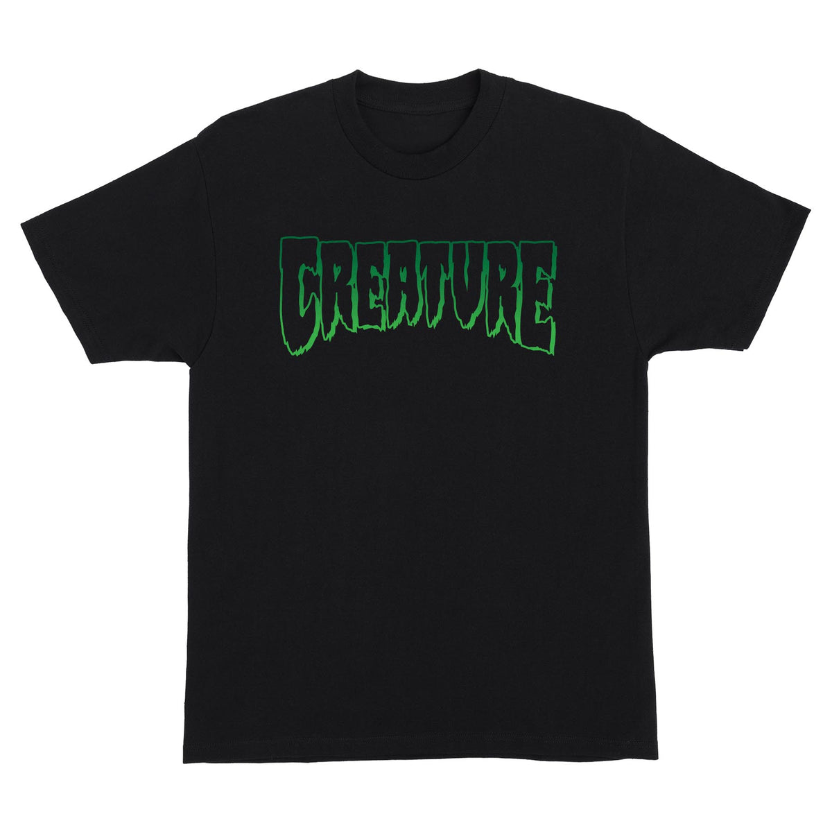 Creature Logo Outline S/s Heavyweight Shirt Black
