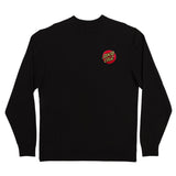 Santa Cruz Cruz Embroidered Crew Midweight Sweatshirt Black