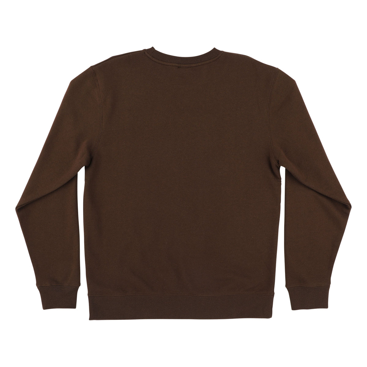 Santa Cruz Cruz Embroidered Crew Midweight Sweatshirt Brown with Rust