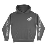 Santa Cruz Razor Dot Center Heavyweight Pigment Black Hooded Sweatshirt