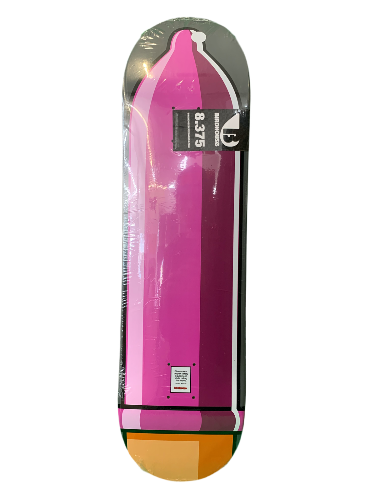 Birdhouse Clint Walker Safety Equipment 8.3" Classic Skateboard Deck