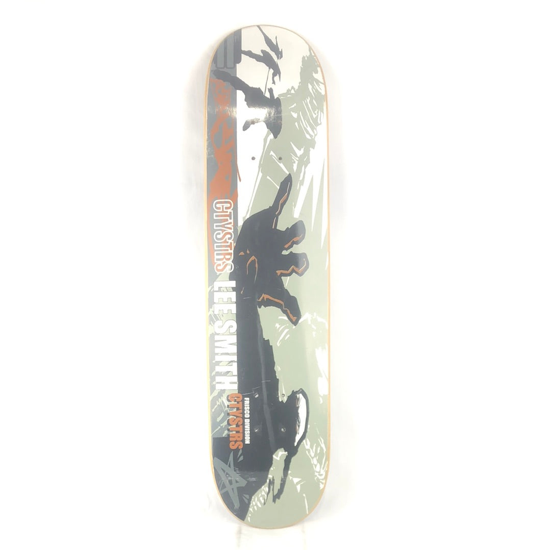 City Stars Lee Smith Frisco Division Grey/Black/White 7.5" Gripped Skateboard Deck