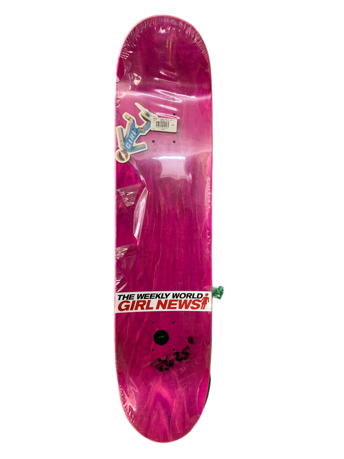 Girl Brandon Biebel Tabloid 7.6" Classic Skateboard Deck