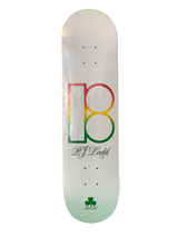 Plan B PJ Ladd Rasta Logo 8" Classic Skateboard Deck