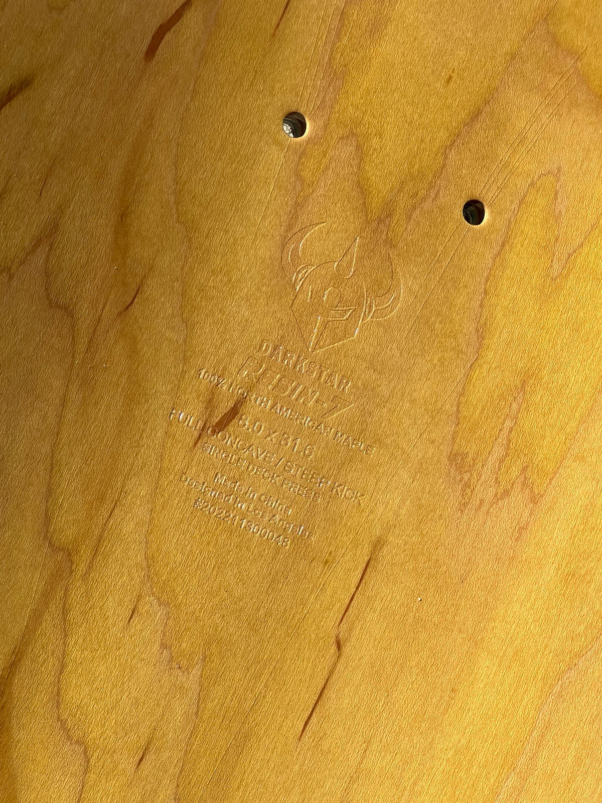Darkstar Mike Berdis Flock Resin 7 8.0" Skateboard Deck