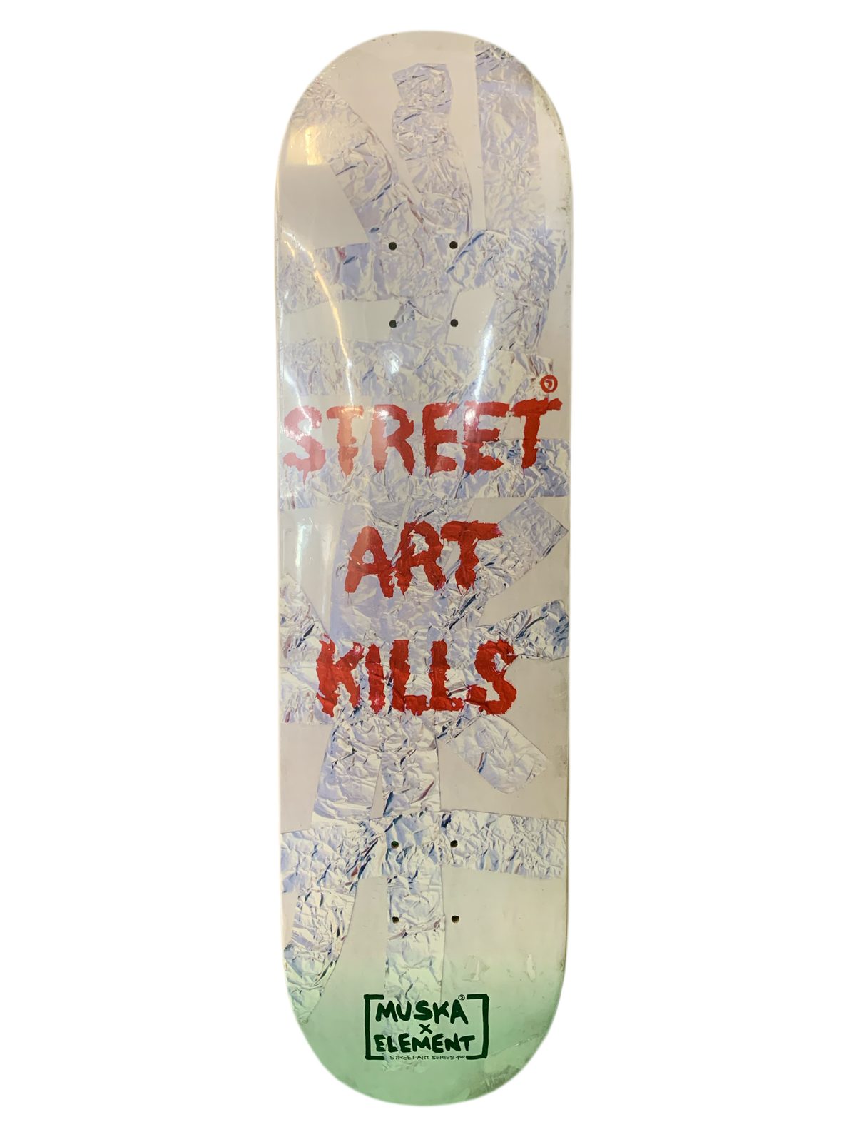 Element X Chad Muska Street Art Kills 8.25" Classic Skateboard Deck