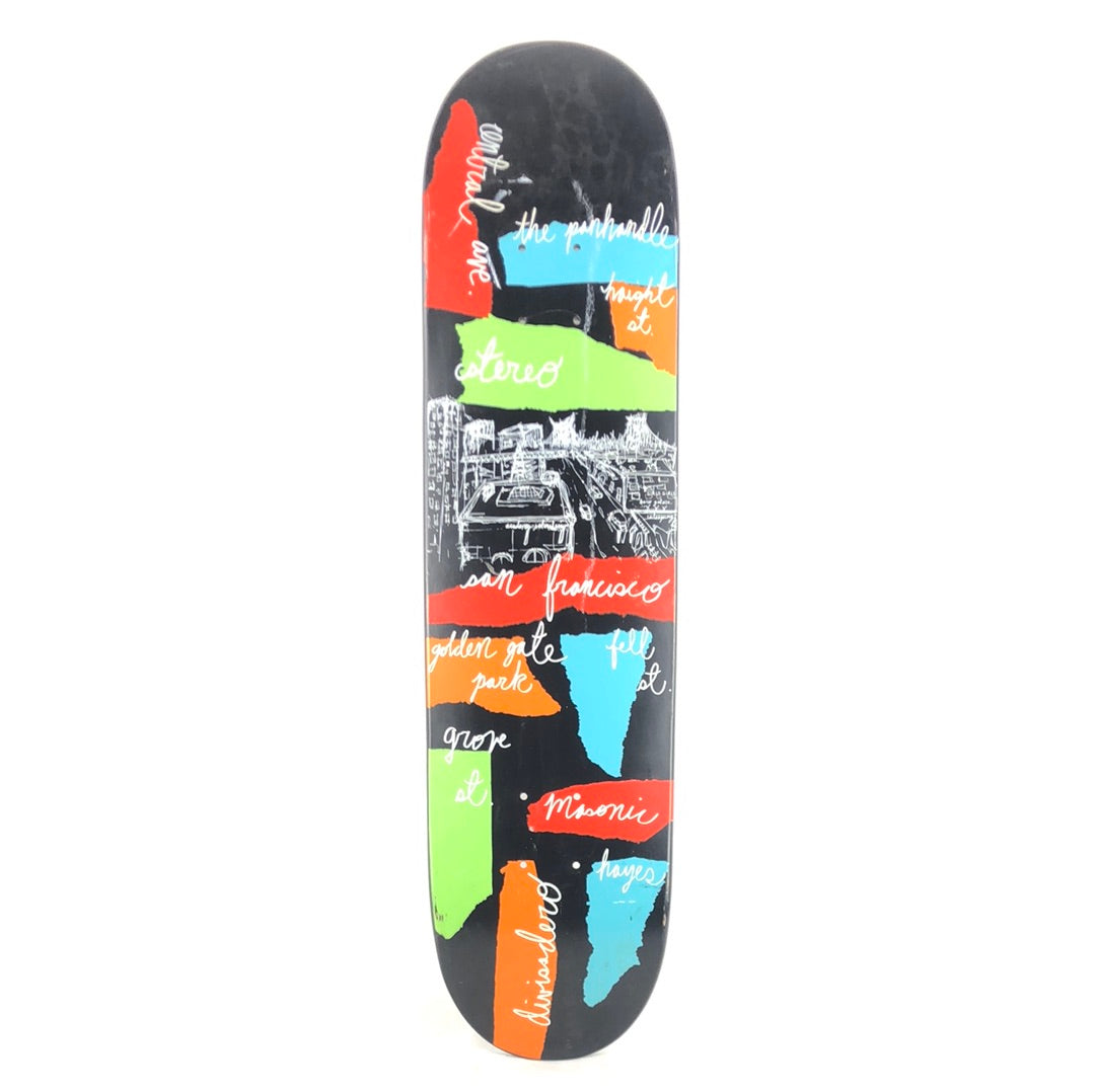 Stereo Chris Pastras Limited Box 5 Series 240/321 Collage Black Size 7.63" Vintage NOS Deck 2003