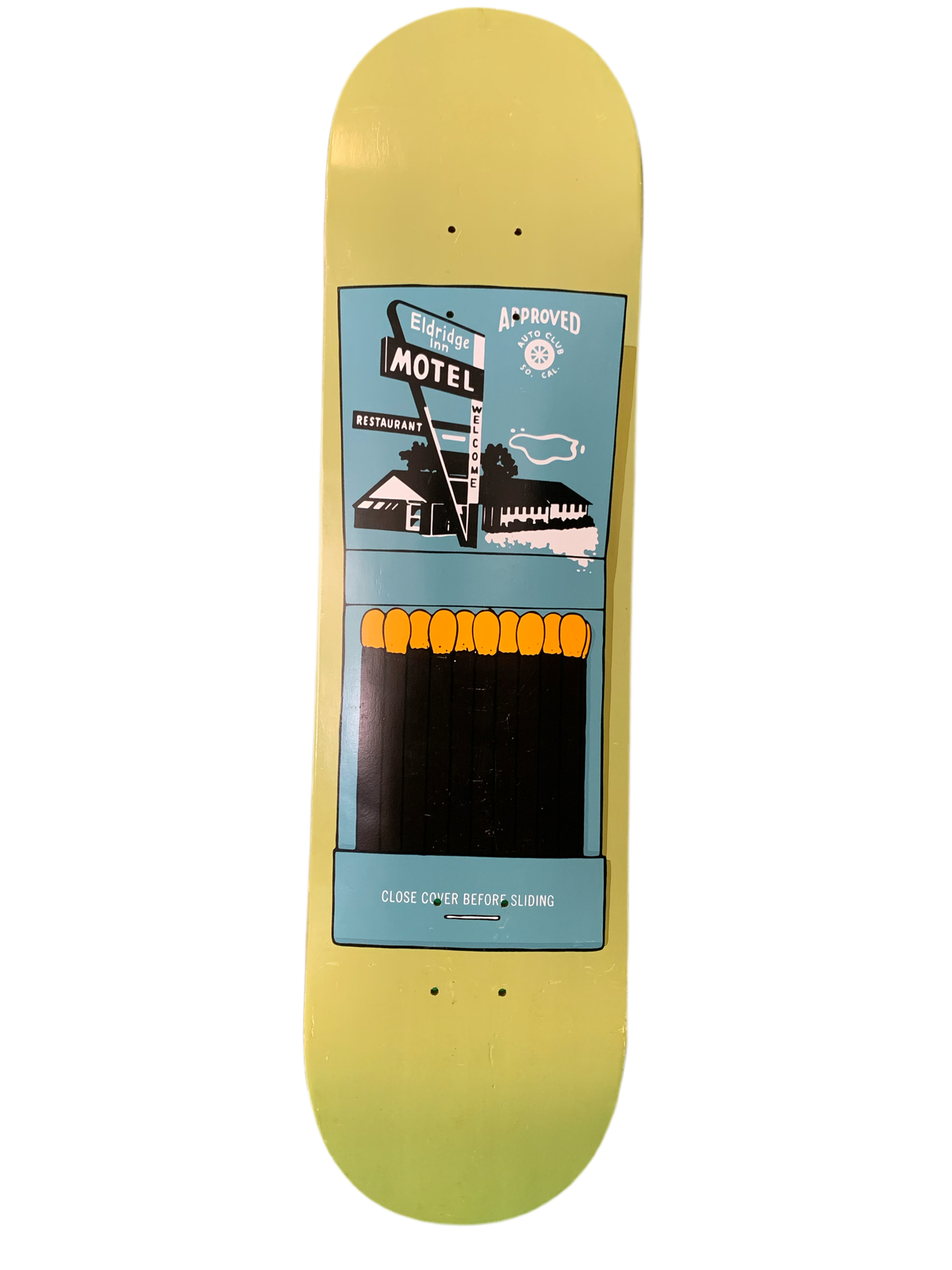 Chocolate Justin Eldridge Motel Matchbook 7.75" Classic Skateboard Deck