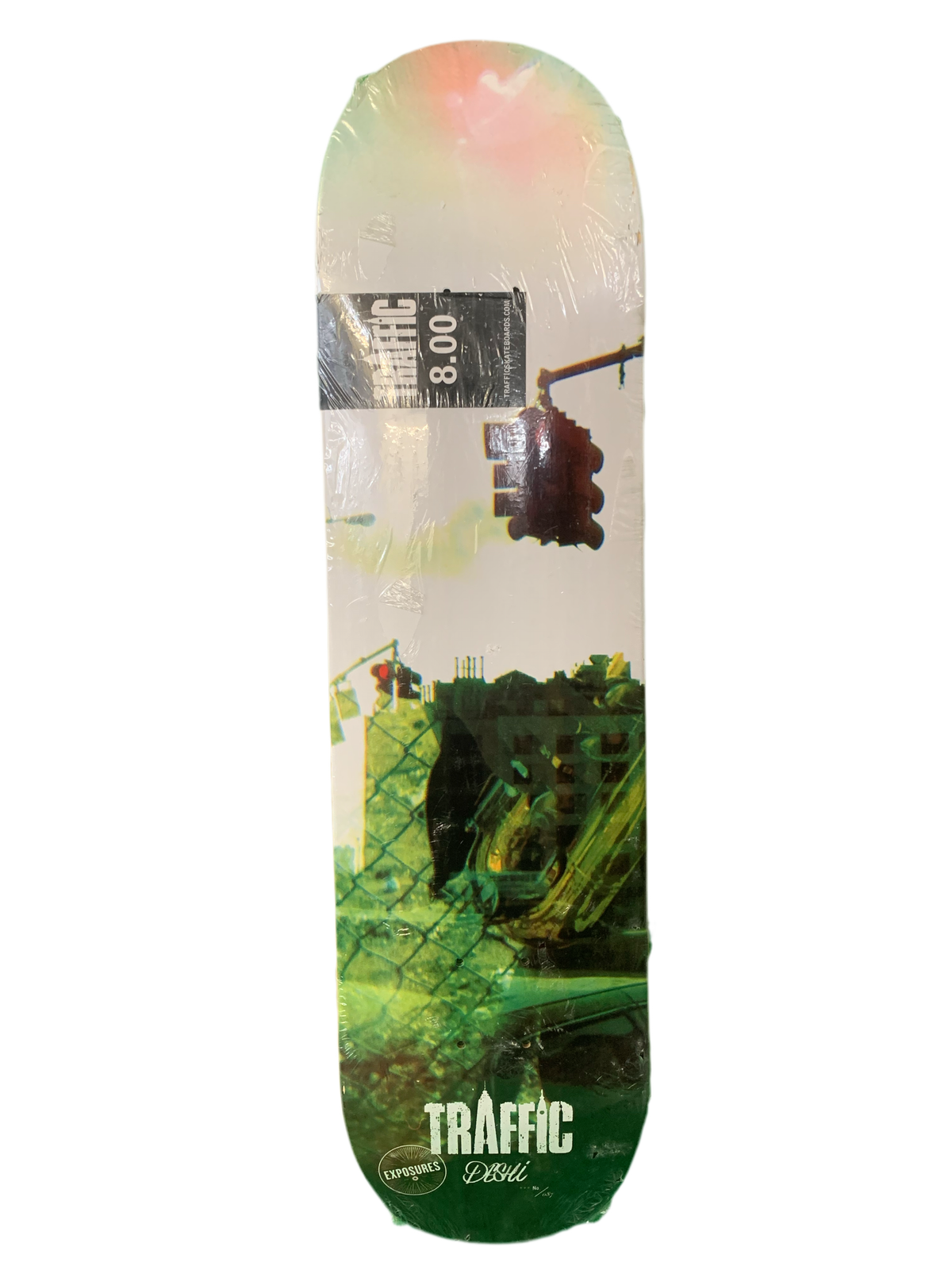 Traffic Exposure Series No. 87 8" Classic Skateboard Deck