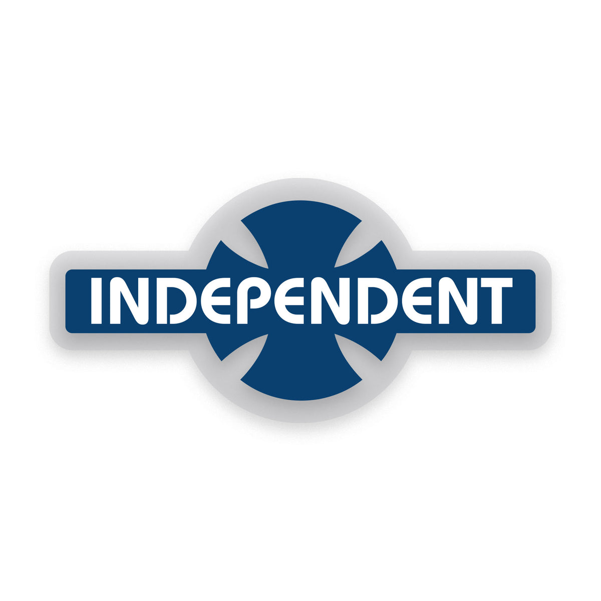 Independent OGBC Legacy Clear Navy 4 in Sticker