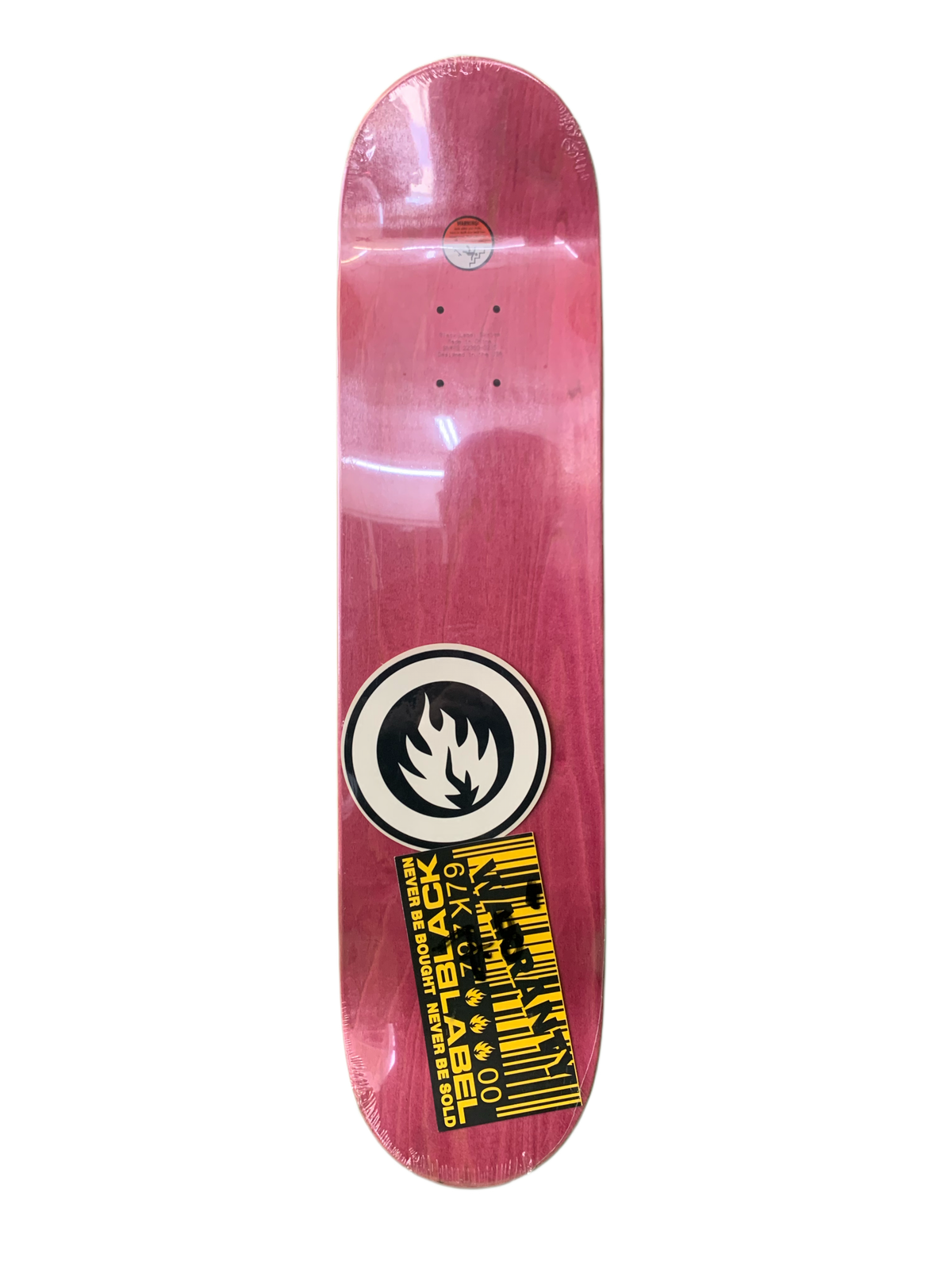 Black Label Chet Childress Flaming Can 7.8" Classic Skateboard Deck
