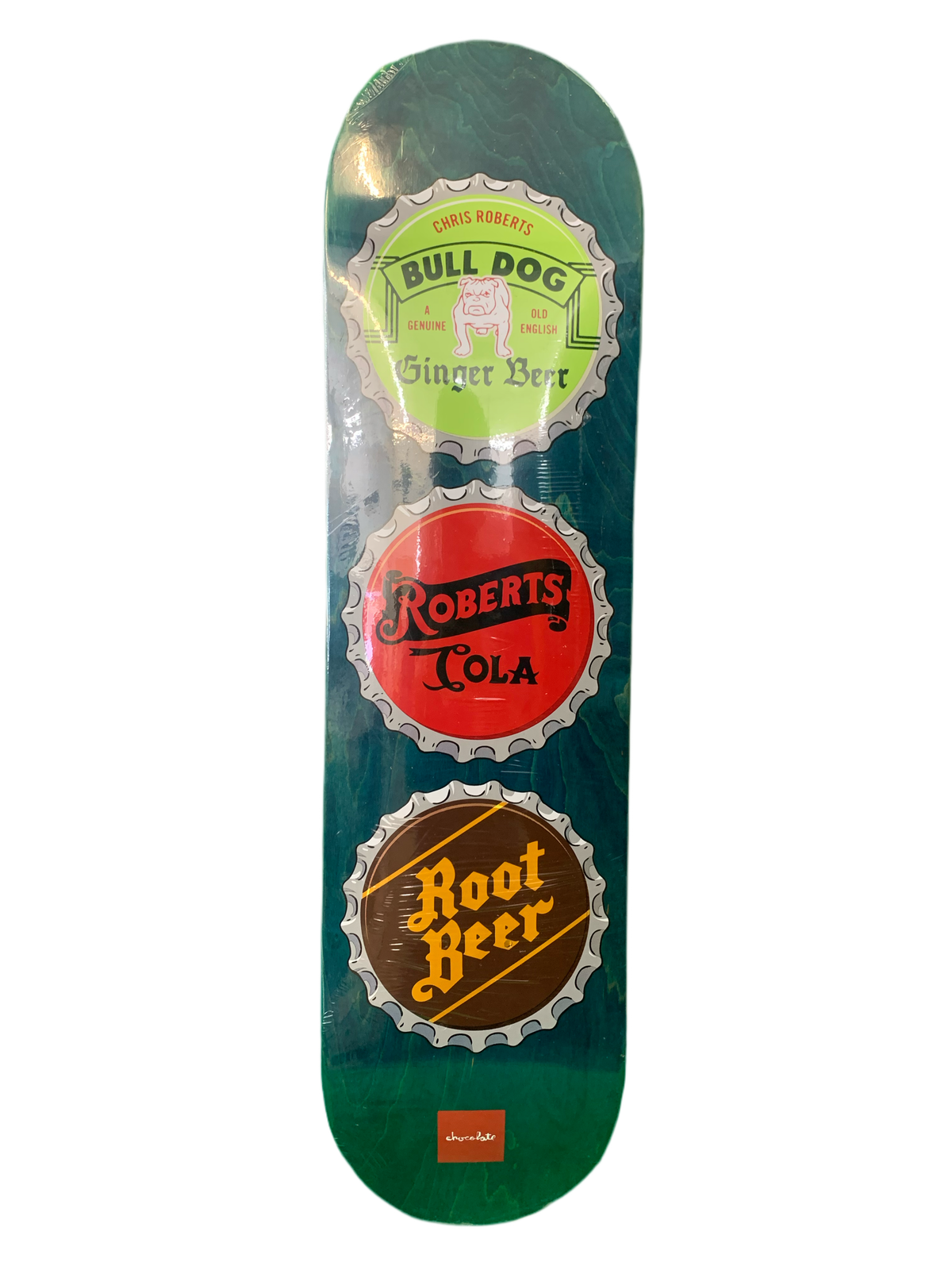 Chocolate Chris Roberts Bottle Caps 8" Classic Skateboard Deck