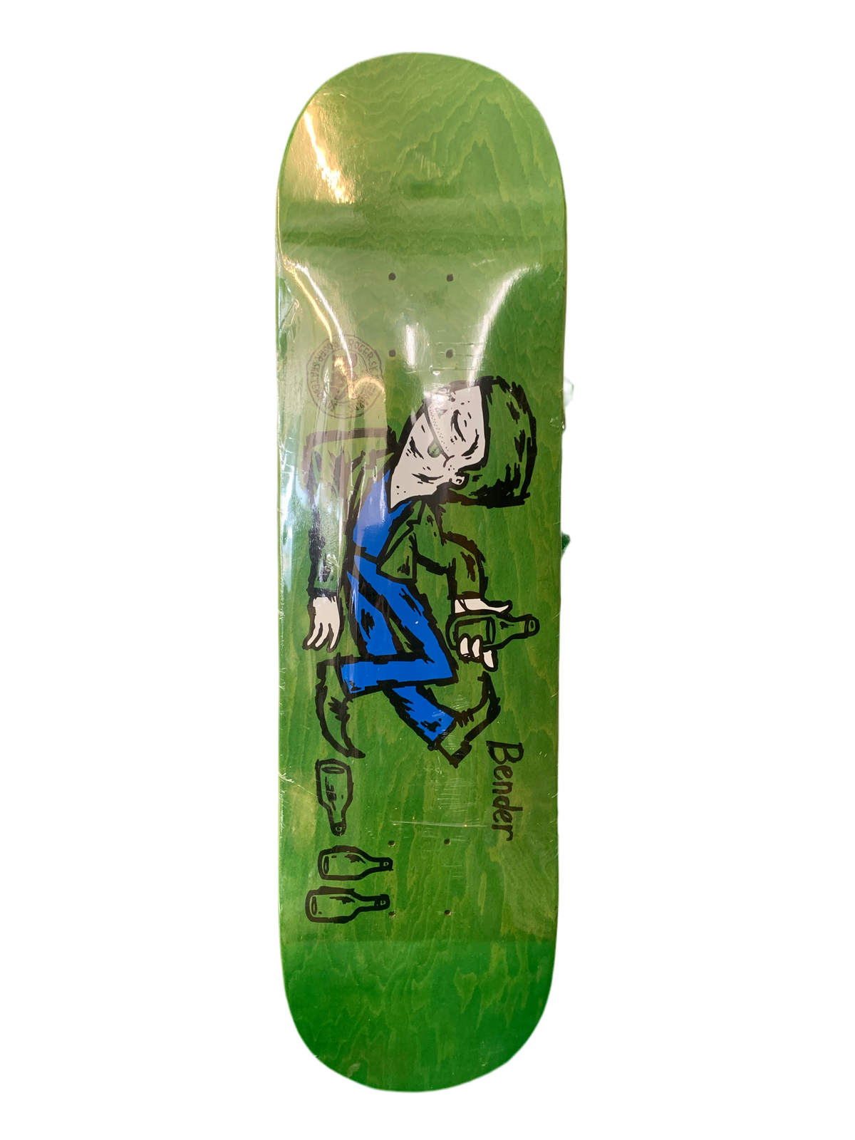 Roger Bender Green 8.5" Classic Skateboard Deck
