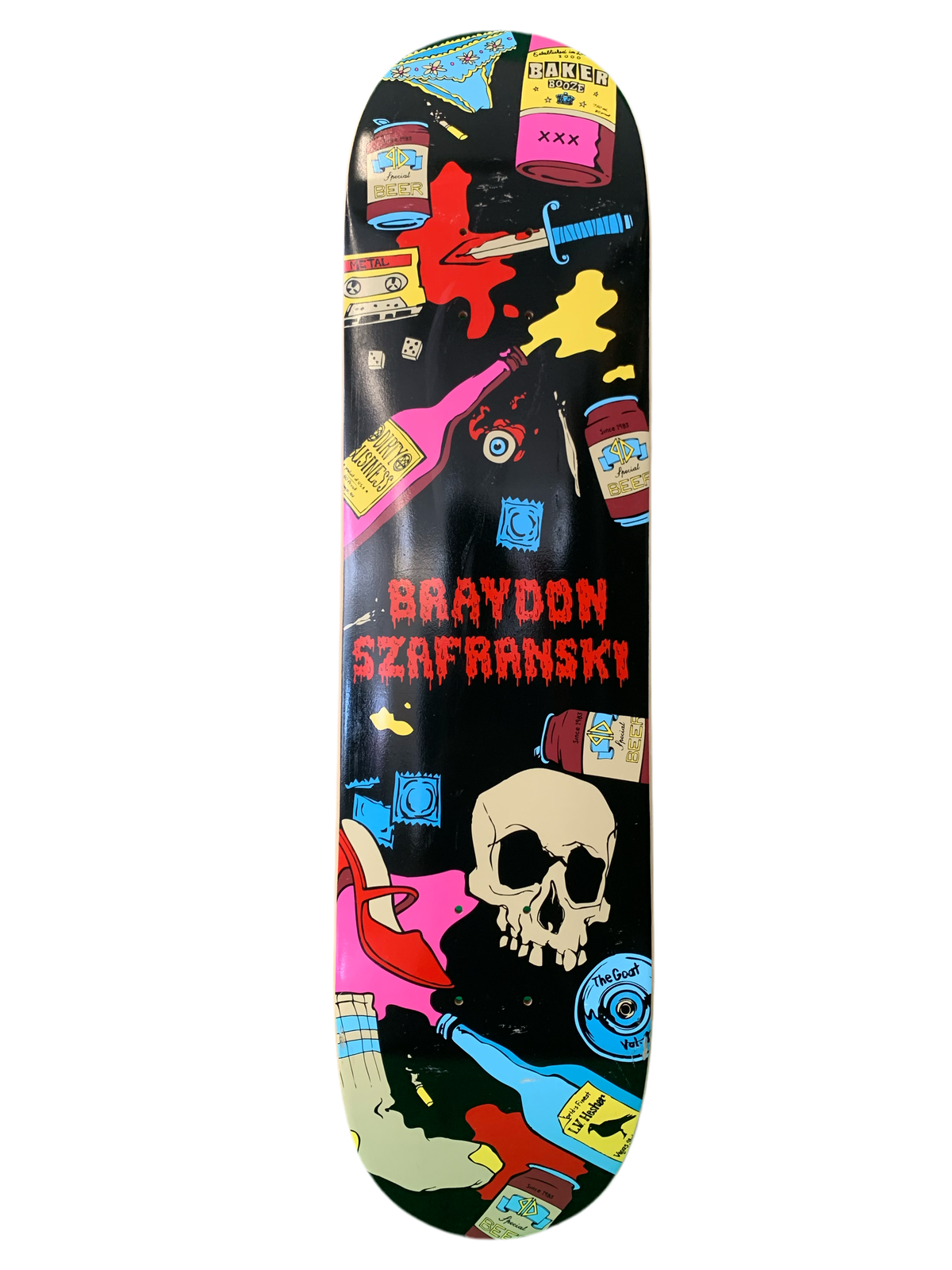 Baker Braydon Szafranski Vices 7.8" Classic Skateboard Deck