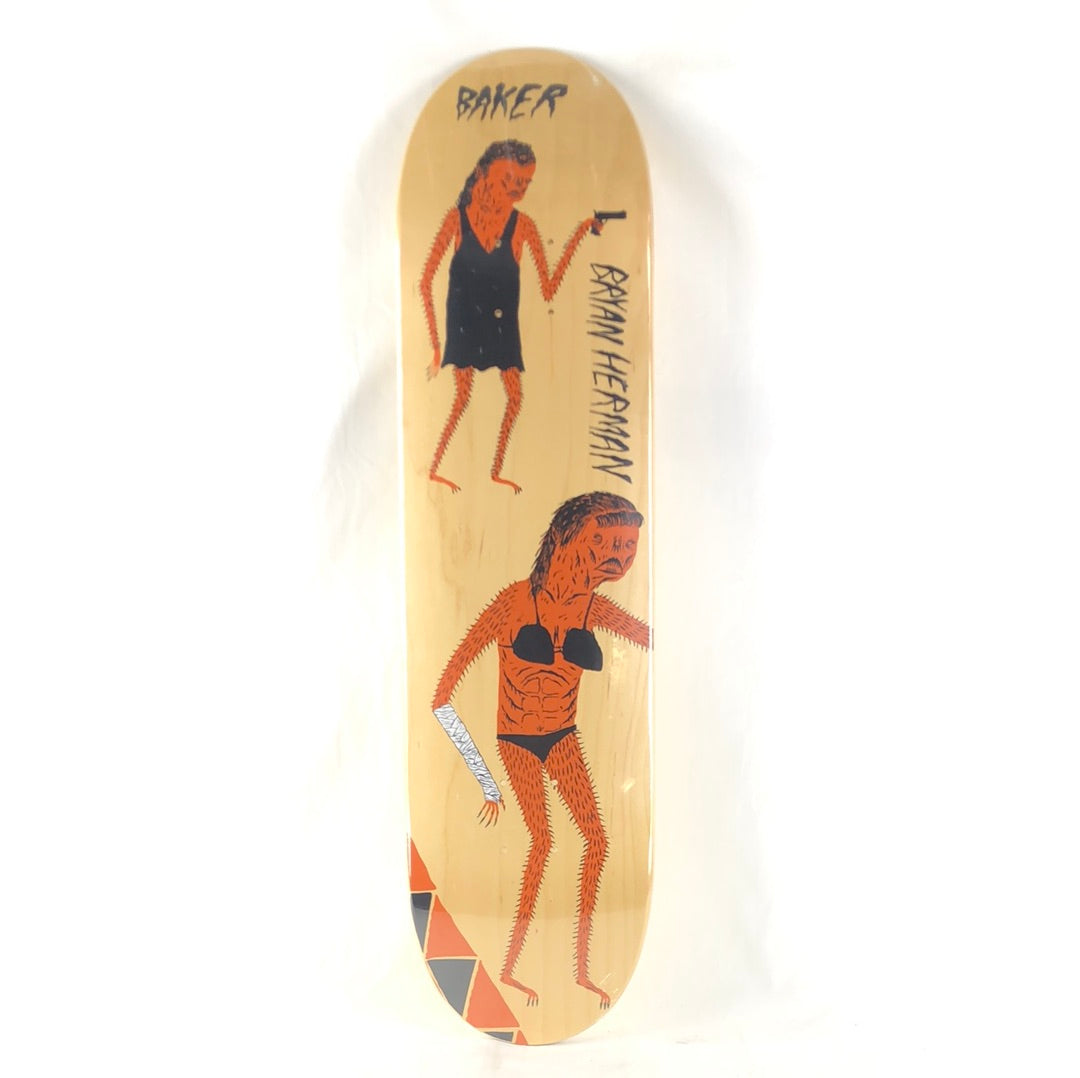 Baker  Bryan Herman Neckface Art Blank Multi Color Size 8" Skateboard Deck