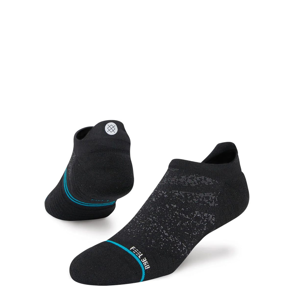 Stance Run Light Tab Black Ankle Socks
