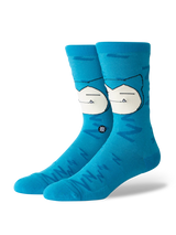 Stance Snorlax Sleepy Crew Teal Socks