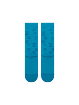 Stance Snorlax Sleepy Crew Teal Socks