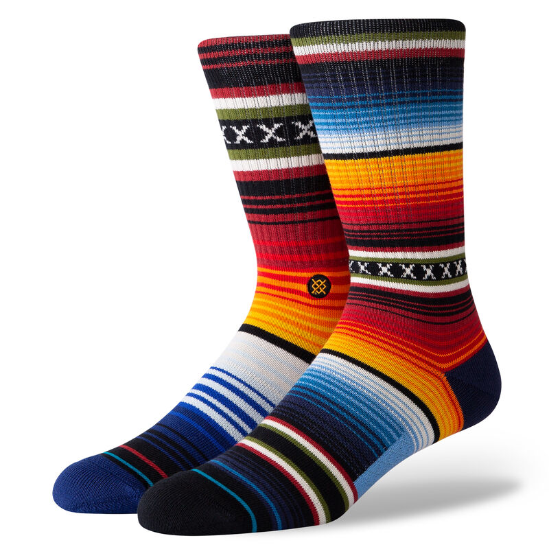 Stance Curren Red Crew Socks