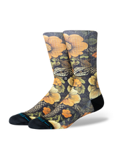 Stance Slither Crew Yellow Socks