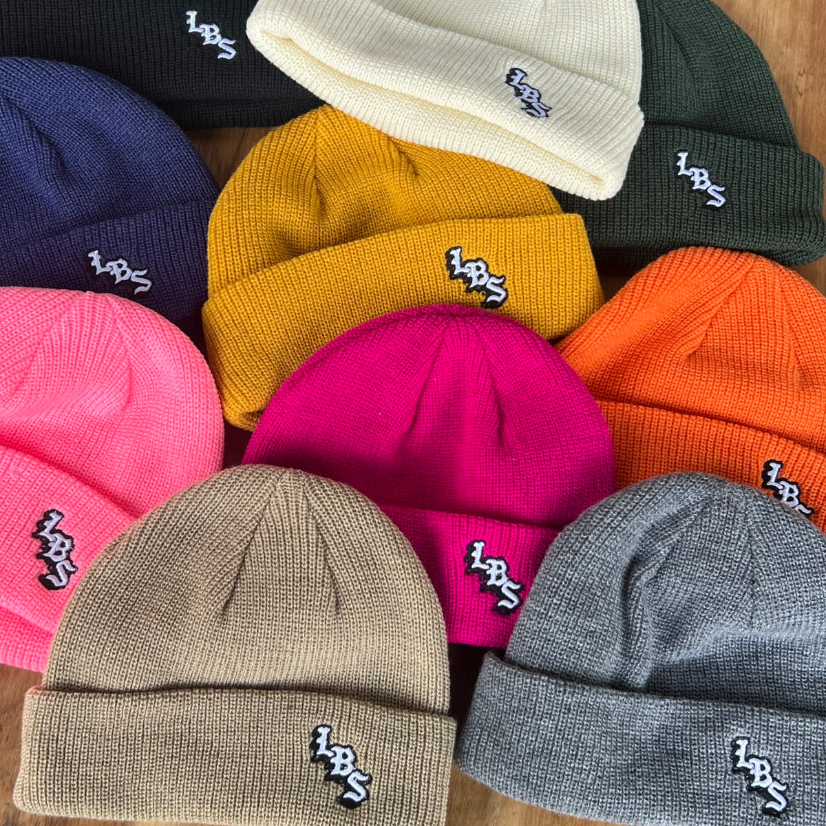 Long Beach Skate LBS Long Side Mini Fisherman Beanie