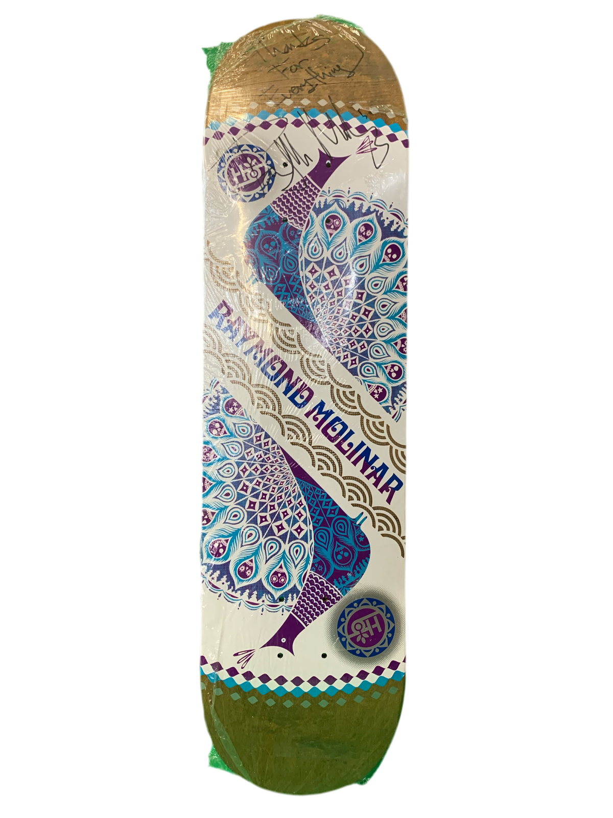 Habitat Raymond Molinar Signed Steven Harrington Art 8.25" Classic Skateboard Deck