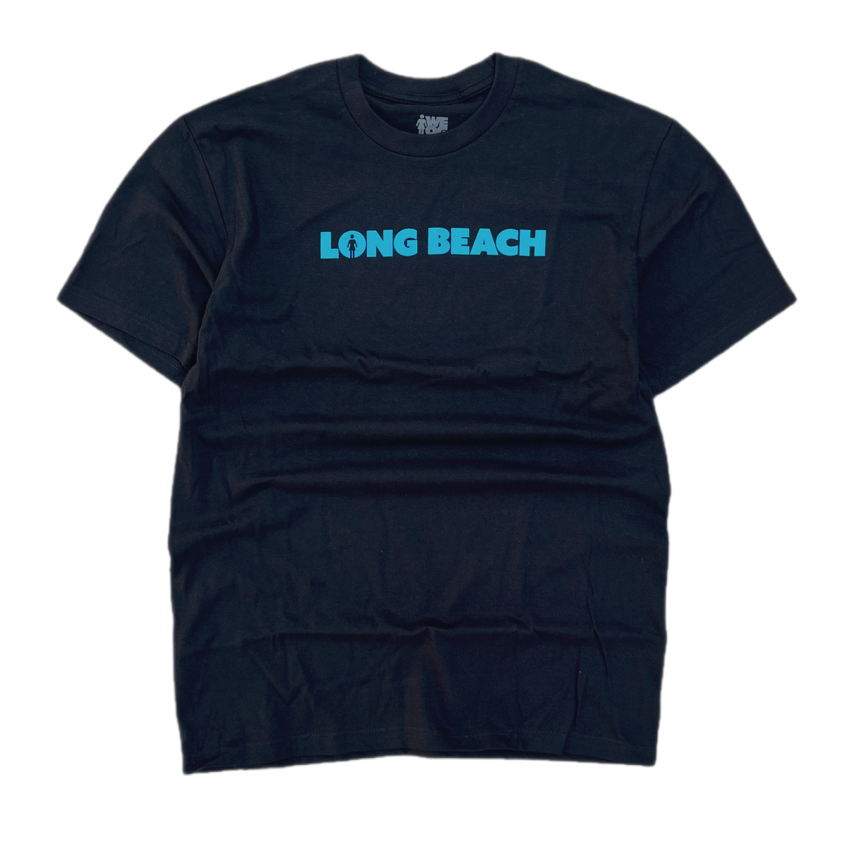 Girl x LB Skate “We OG Long Beach” Black Heavyweight S/S Shirt