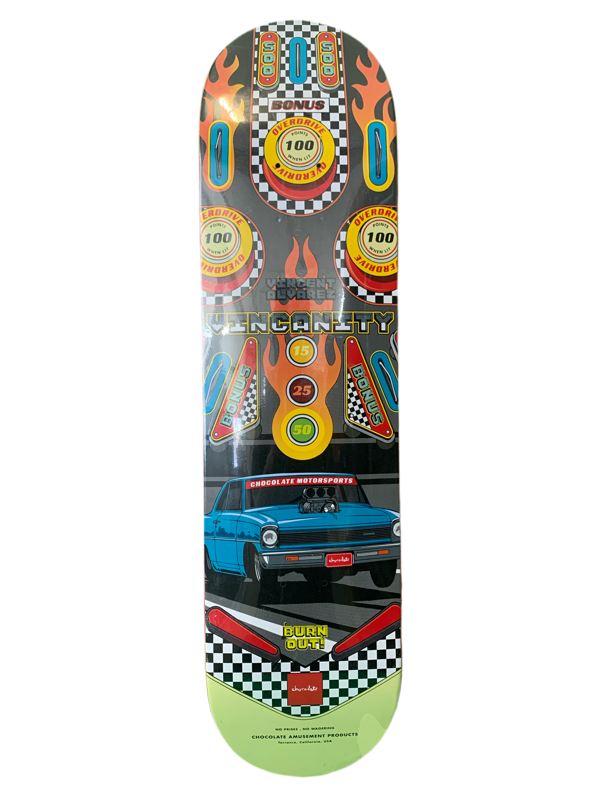 Chocolate Vincent Alvarez Chocolate Motorsports 8" Classic Skateboard Deck