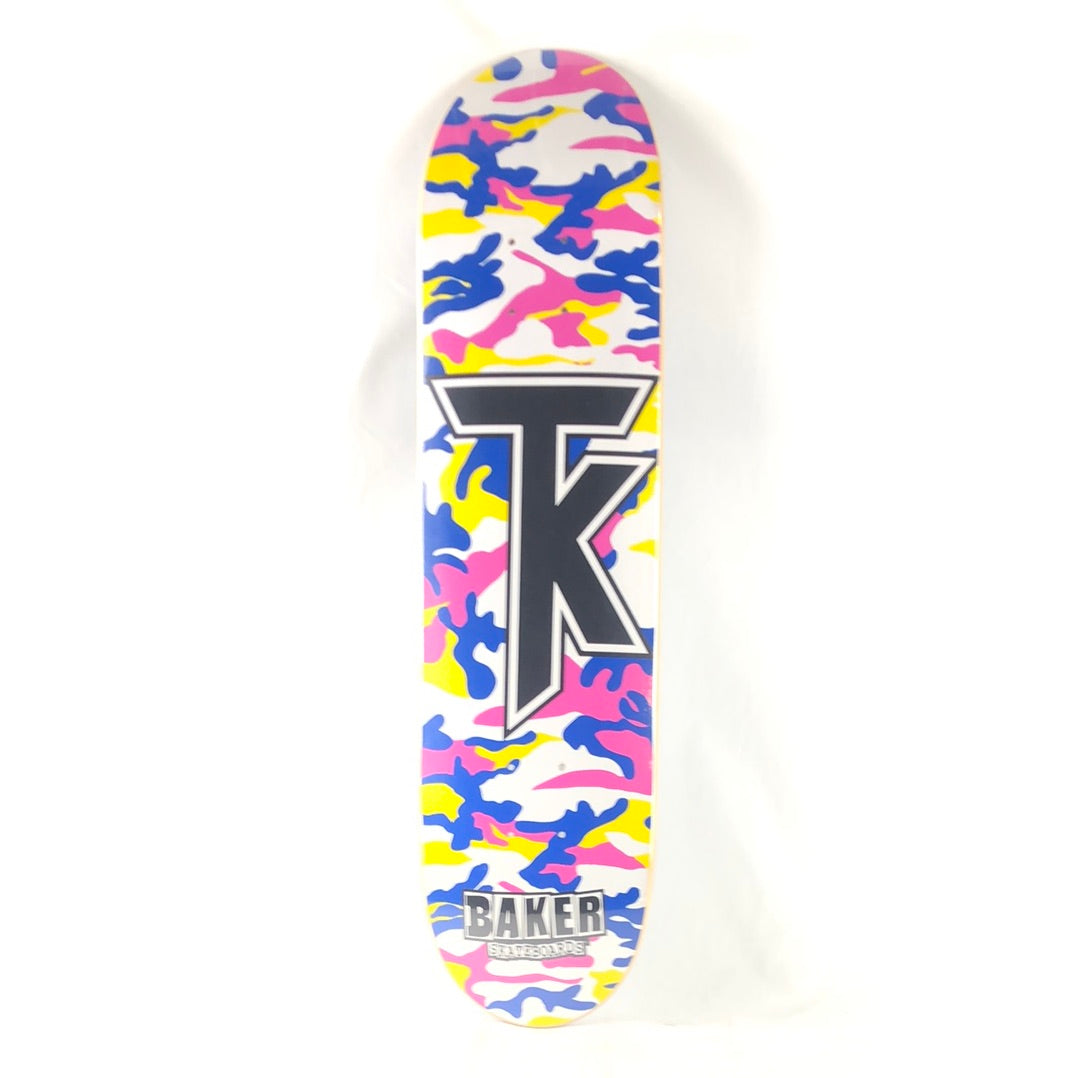 Baker Terry Kennedy Initial Camo Size 7.9" Vintage NOS Deck