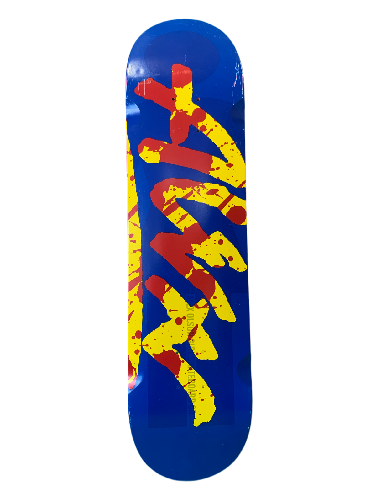 Girl Alex Olson Alva Yellow/Blue 8" Classic Skateboard Deck
