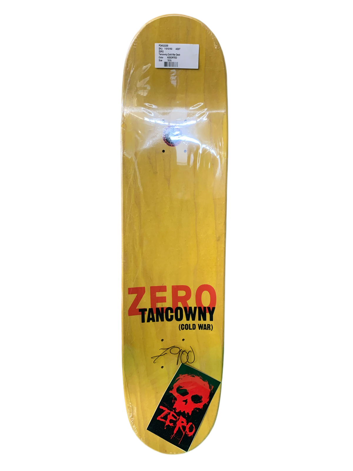 Zero Tancowny Cold War 7.875" Classic Skateboard Deck