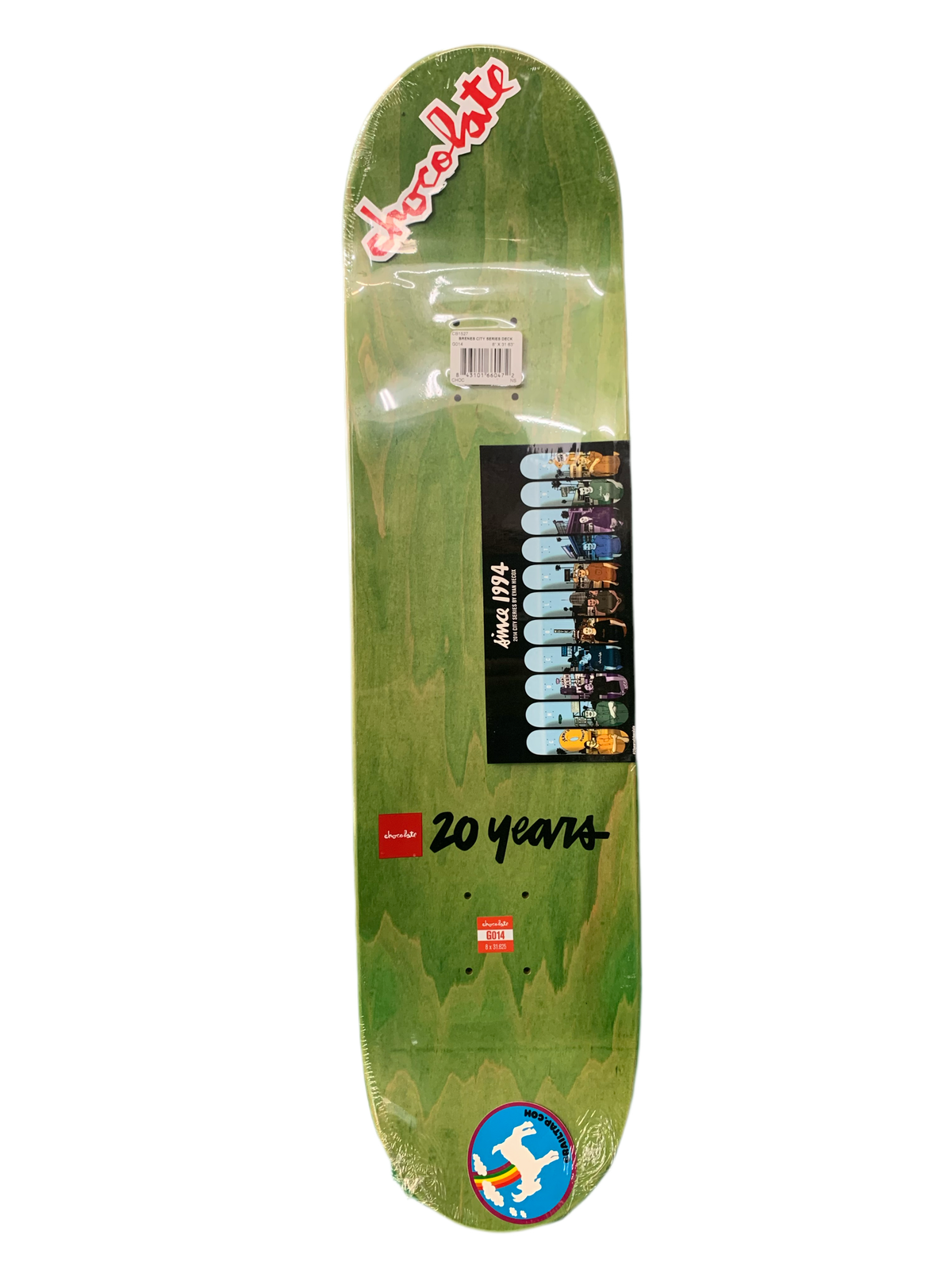 Chocolate Stevie Perez City Series 2014 8.25" Classic Skateboard Deck