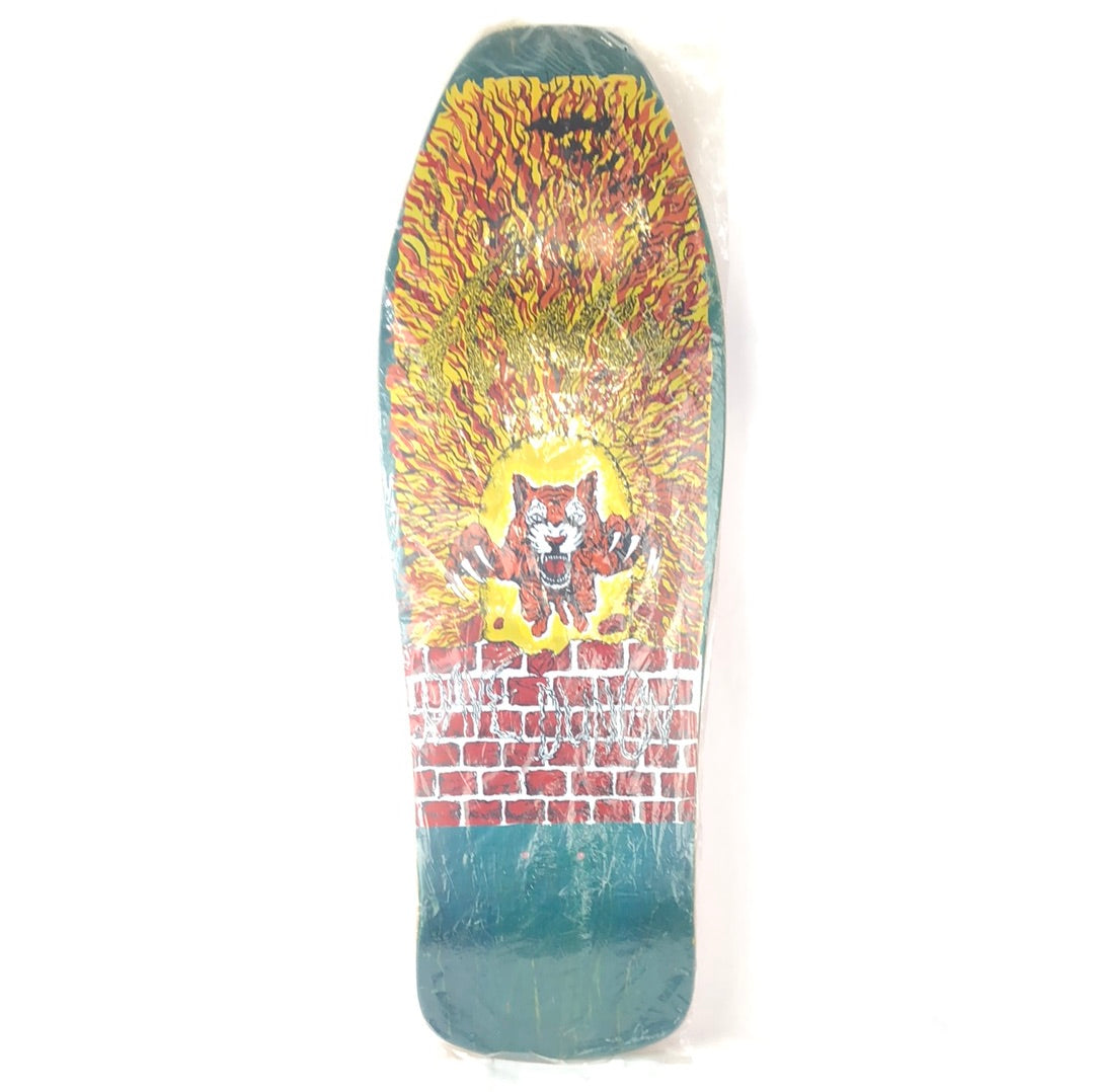 Alva Dave Duncan Kick Nose Tiger Blue/Red/Orange Size 10.25" Original Vintage NOS Deck