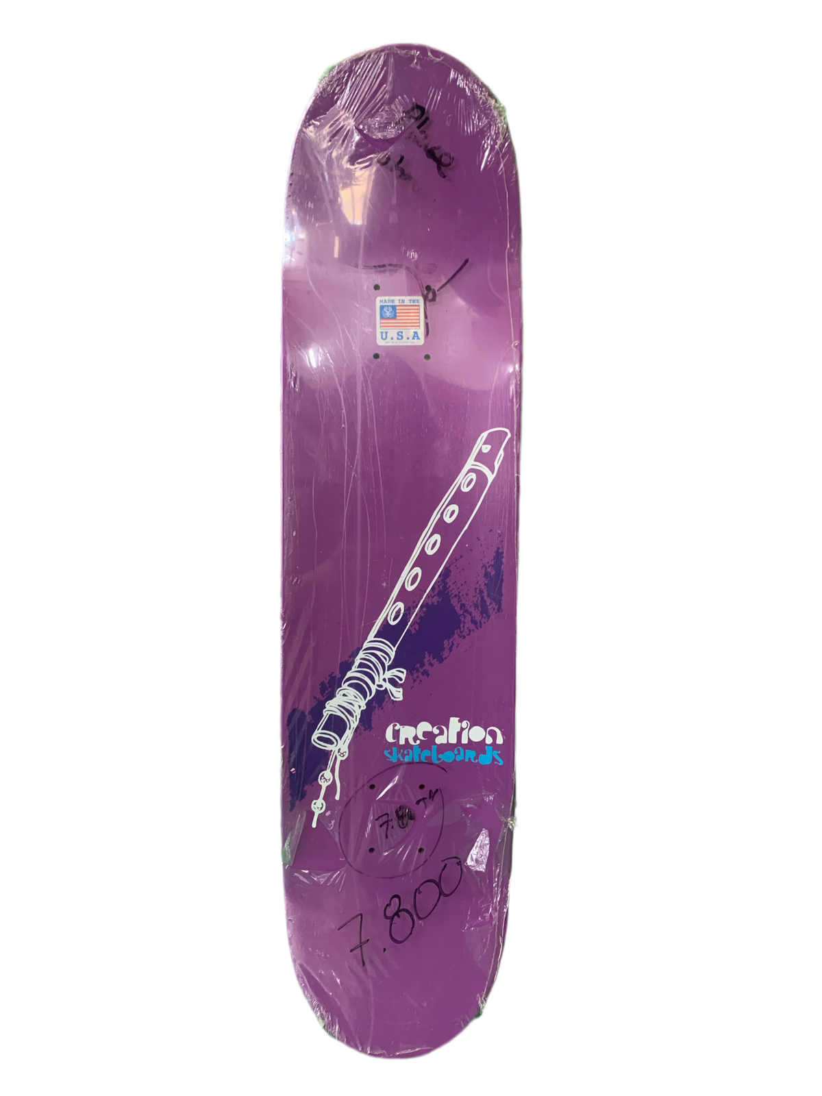 Creation Todd Jordan Flute 7.8" Classic Skateboard Deck