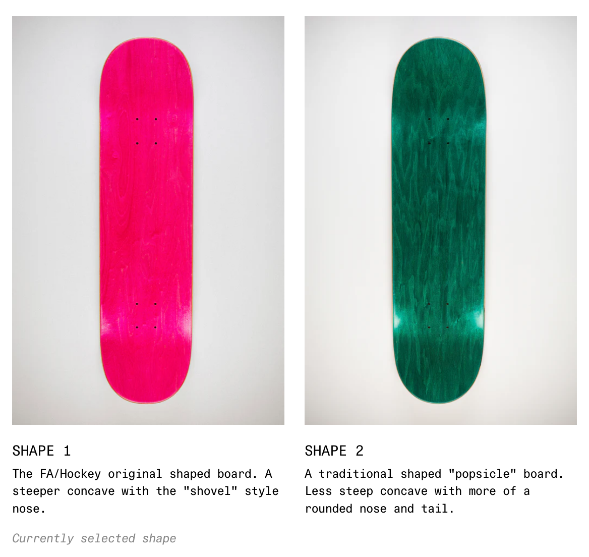 Hockey John Fitzgerald Incoming Full Shape Skateboard Deck
