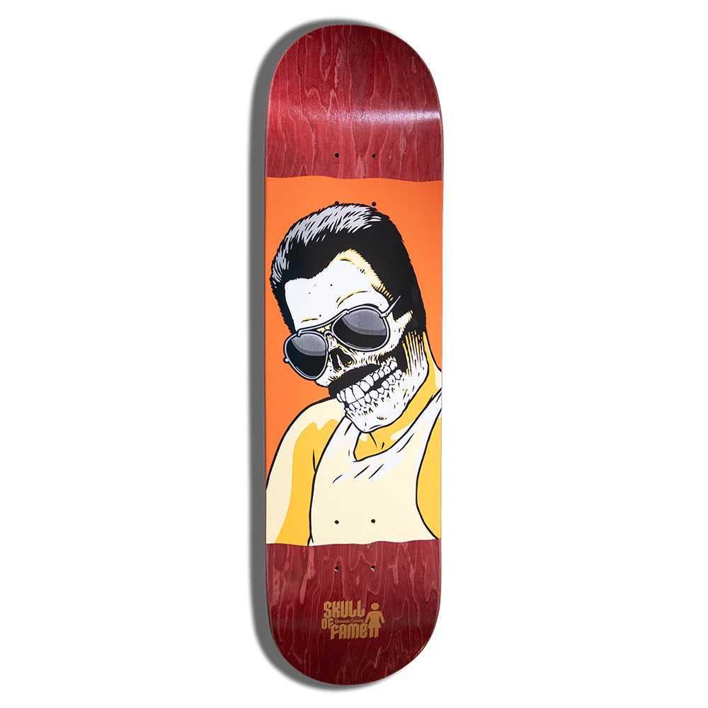Girl Geering Skull Of Fame Series 3 Skateboard Deck