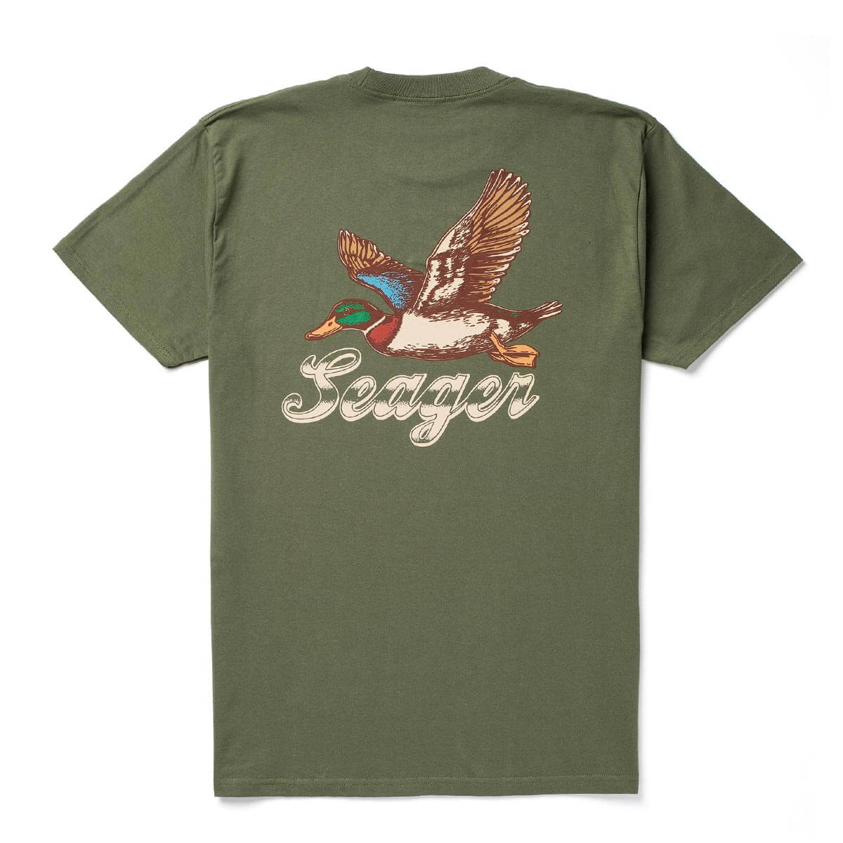 Seager Greenhead Surplus Green S/s Shirt