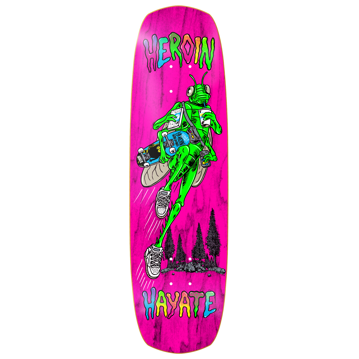 Heroin Skateboards Hayate Bug 8.88" Skateboard Deck