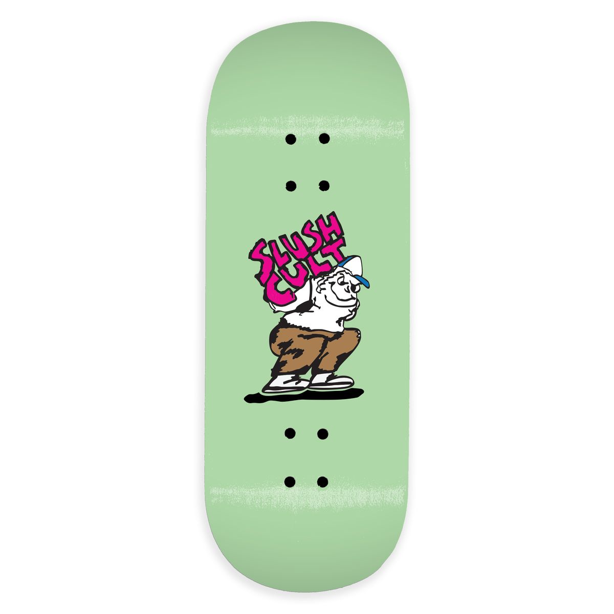 Slushcult Heavy Pro Deck Mint Fingerboard Skateboard