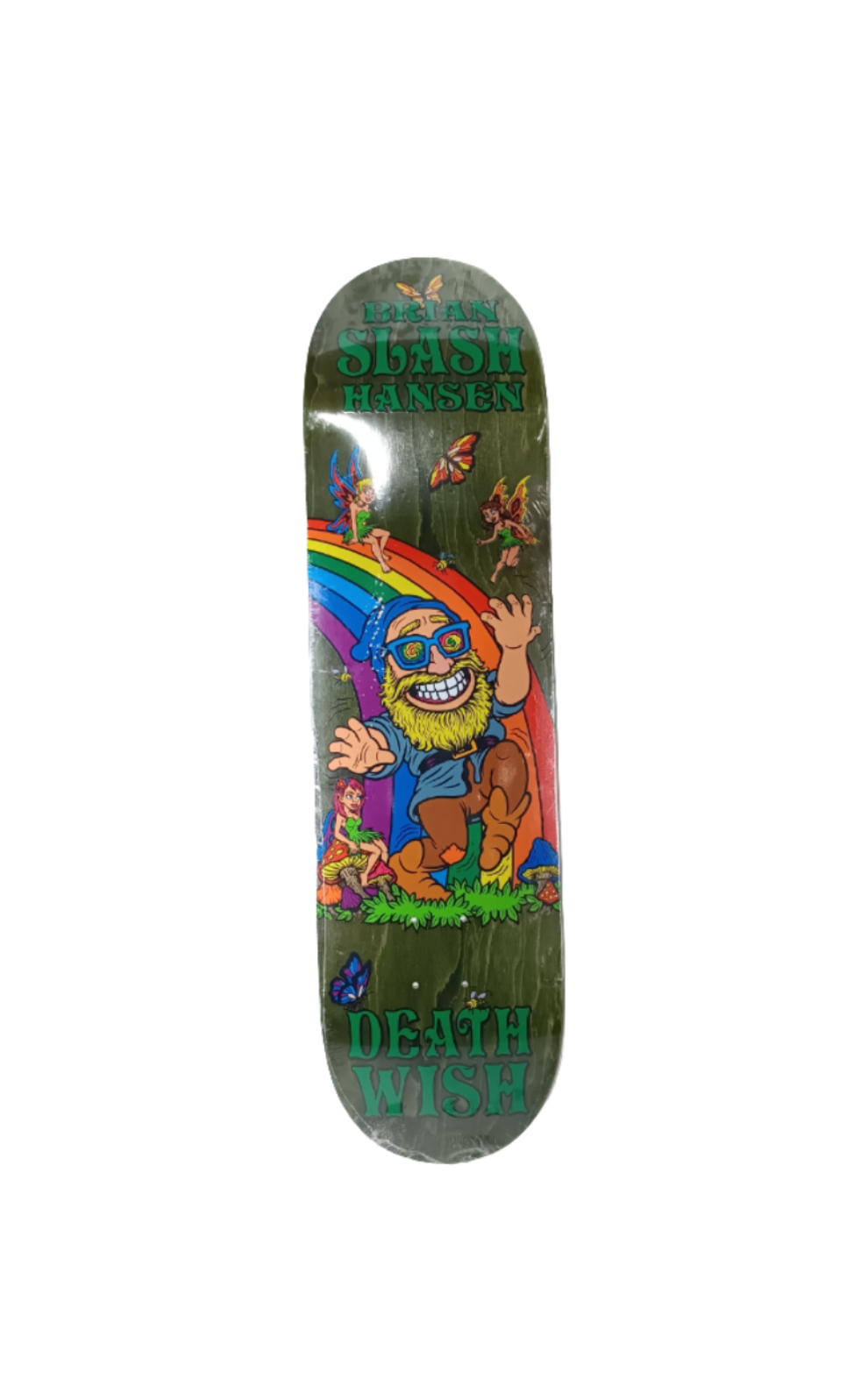 Deathwish Brian Slash Hansen Rainbow Tripper Size 8.475 Vintage NOS Deck