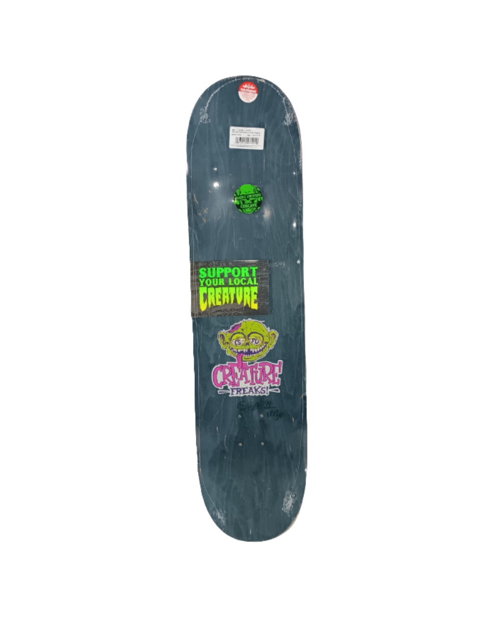 Creature David Gravette Freaks 8.0 x 31 Vintage NOS Deck