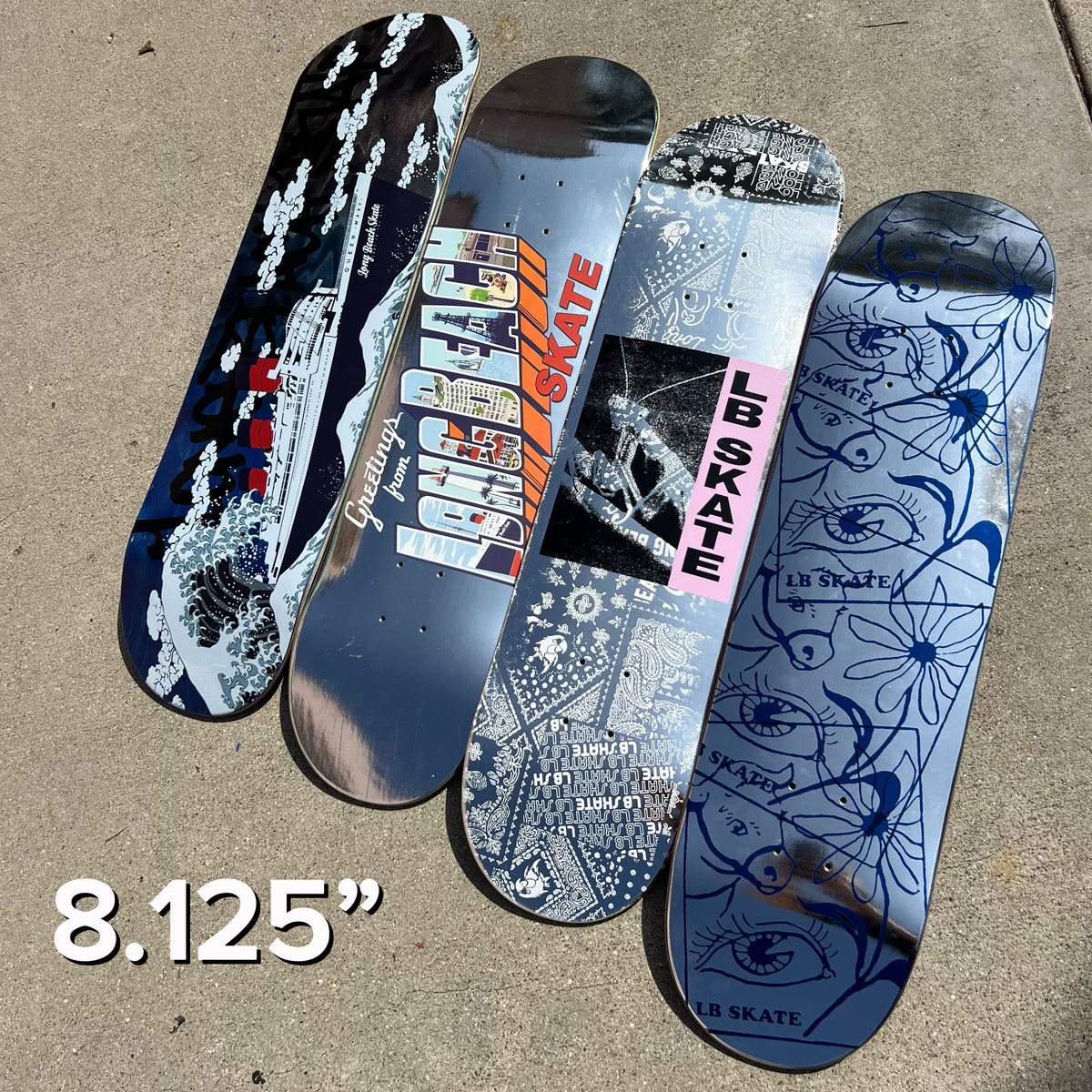 Long Beach Skate Co Decktober Blind Bag Skateboard Deck