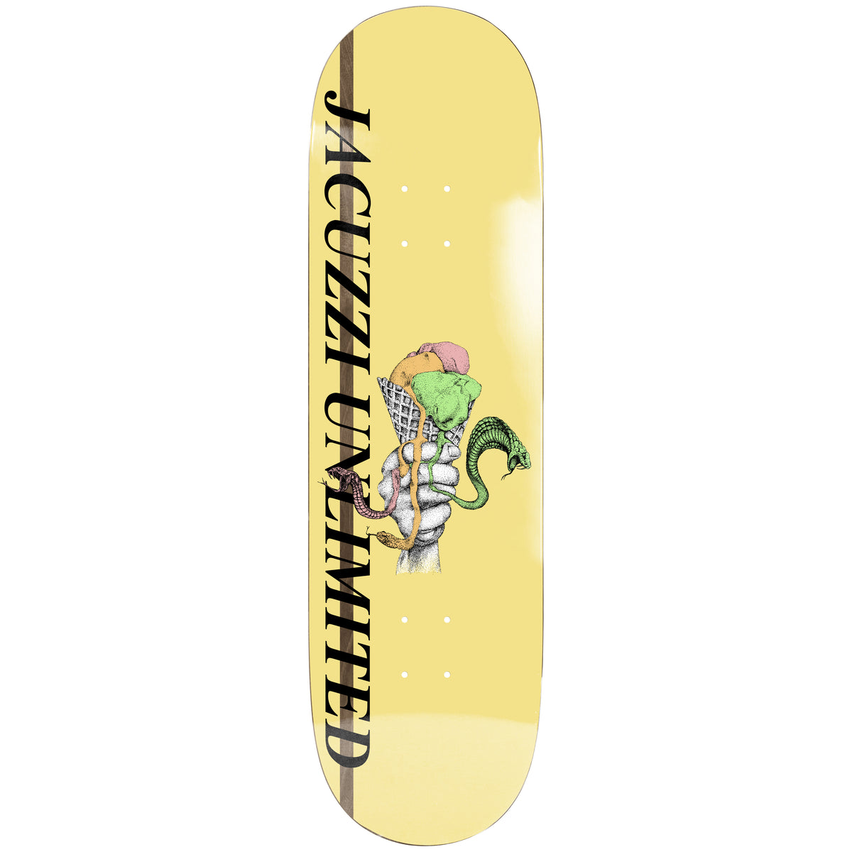 Jacuzzi Jake Yanko Venom Treat EX7 Cream 8.25" Skateboard Deck - 8.25"