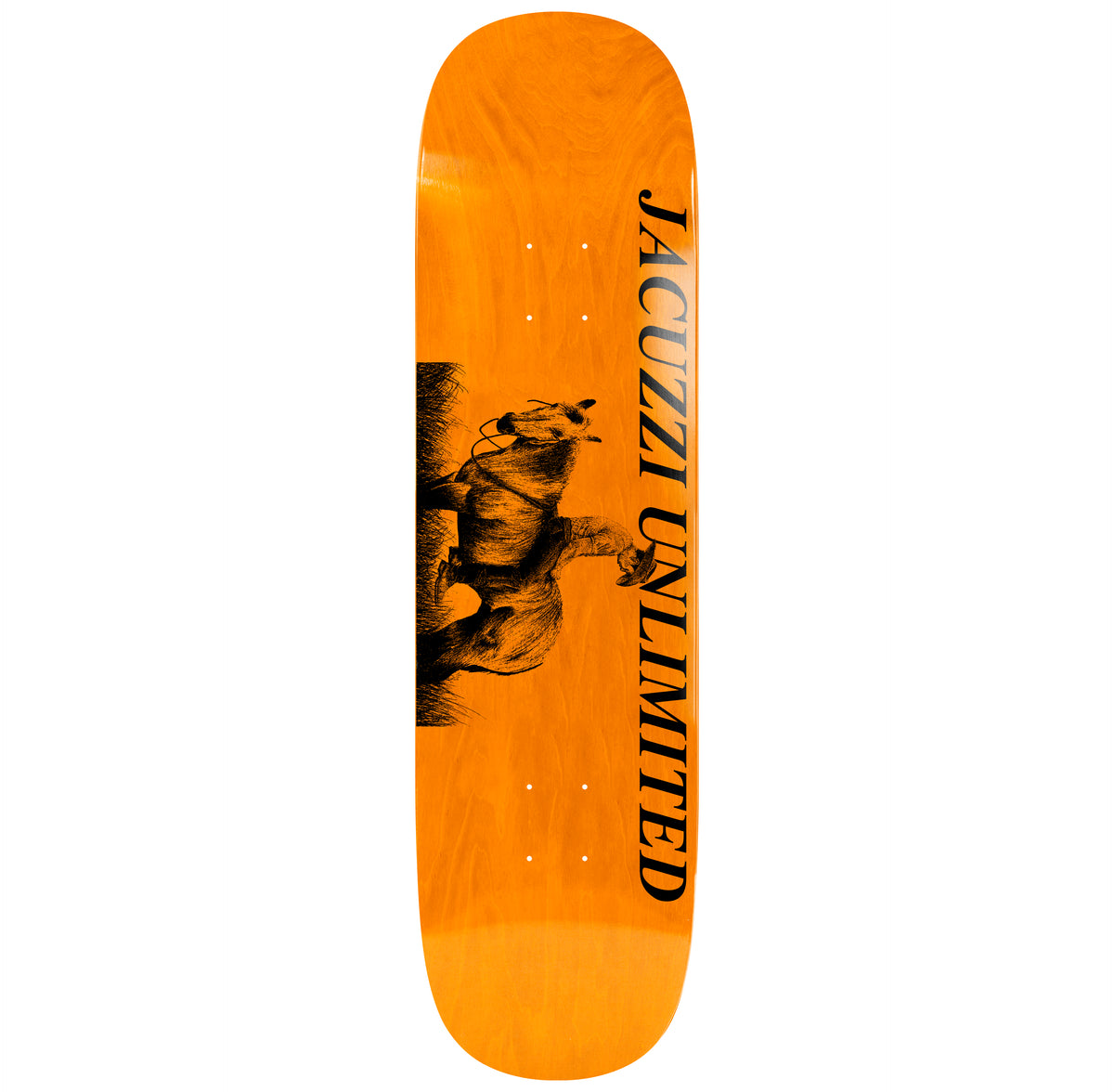 Jacuzzi Jet Ski Cowboy Shovel Nose EX7 Orange 8.5" Skateboard Deck