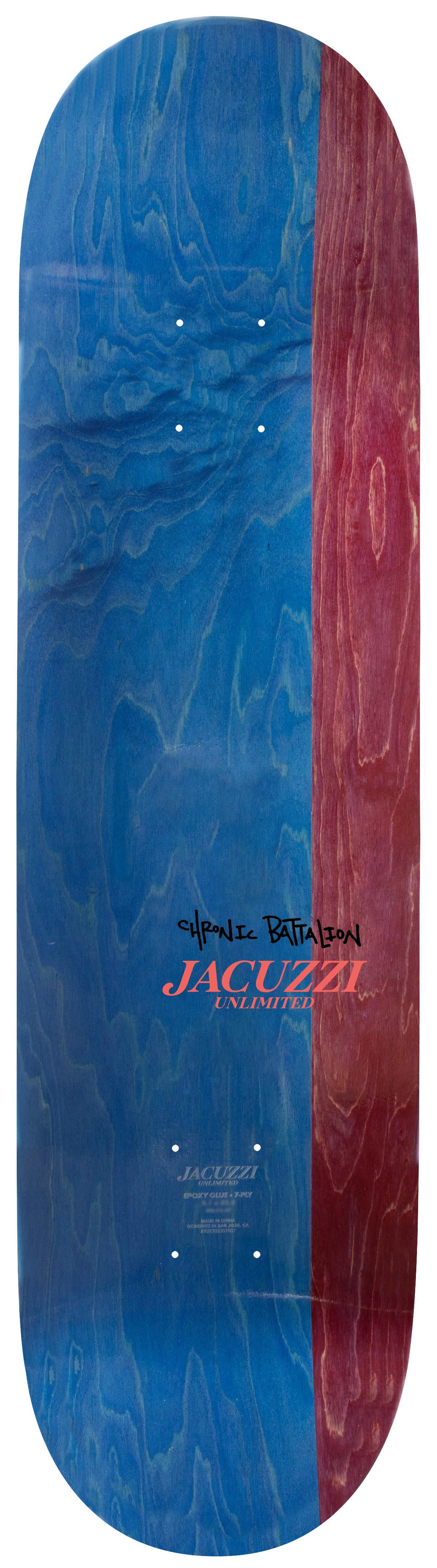Jacuzzi Weedstar Black EX7 Skateboard Deck